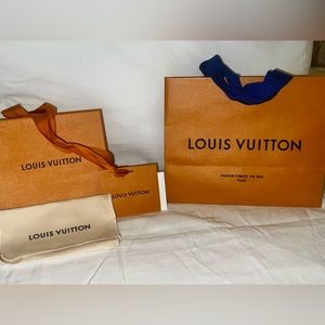 Authentic Louis Vuitton box and gift bag- for wallet